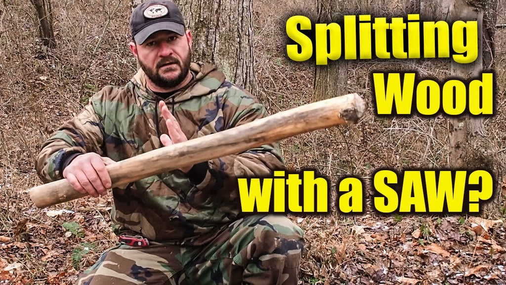 How to Split Wood Without an Axe
