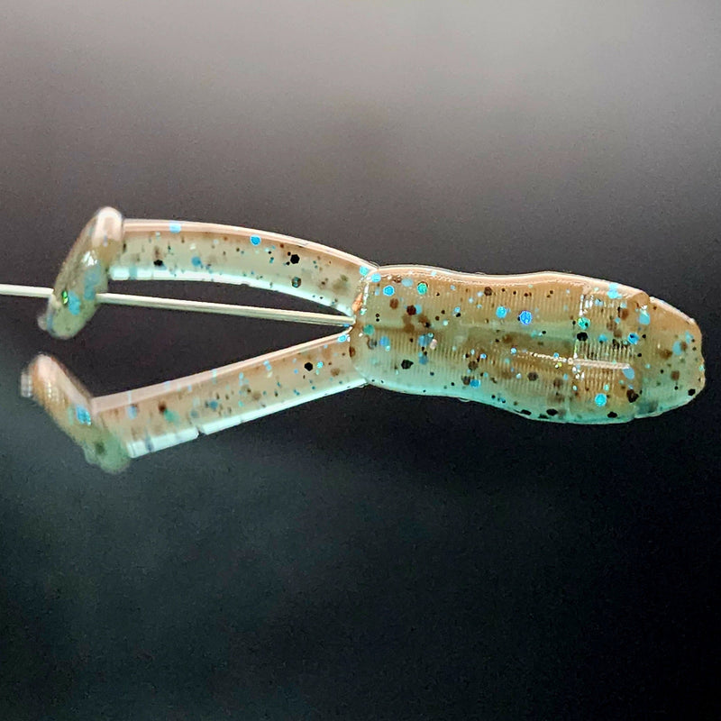 Jar of 1.7" Inch Micro Frog "The Creek Croaker"