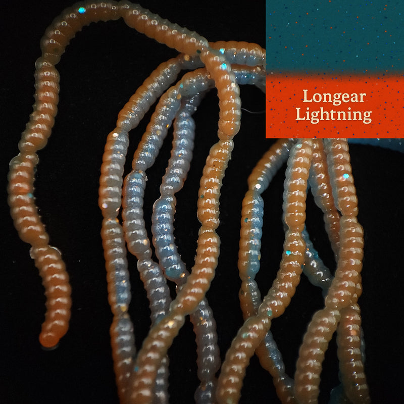 Jar of 0.5" Inch Micro Maggot Fly Larvae "The Apple Maggot"