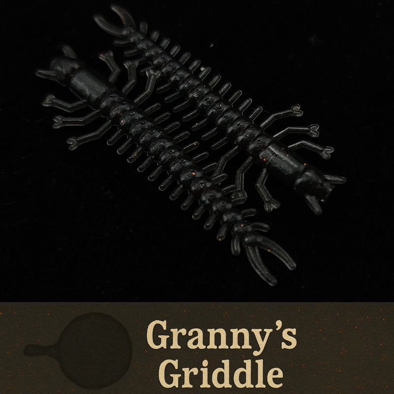 Jar of 1.8" Inch Micro Hellgrammite "The Ditch Devil"