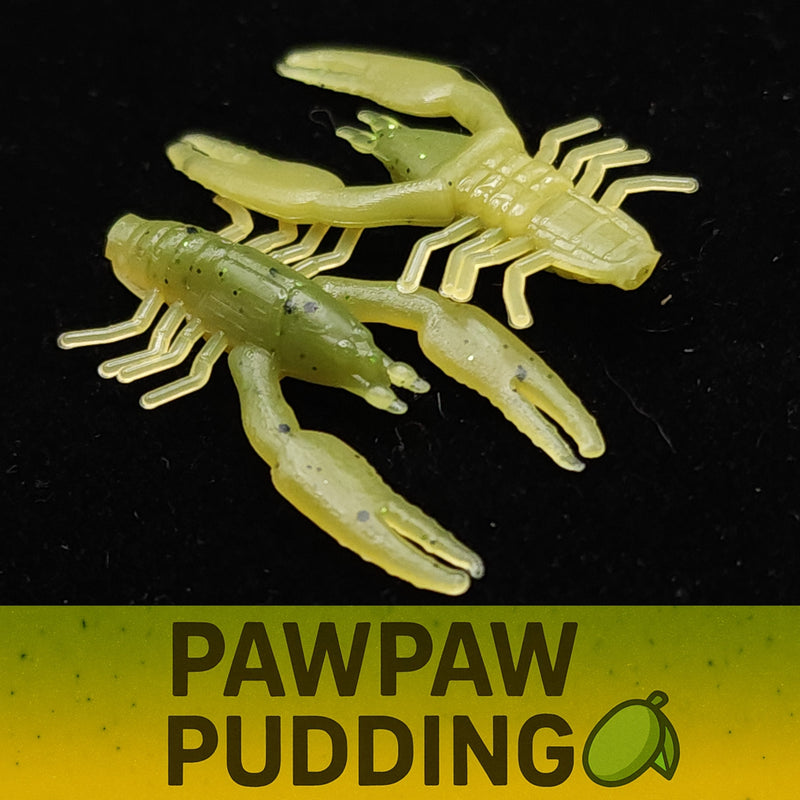 Jar of 1" Inch Micro Crayfish "The Creek Crawler"