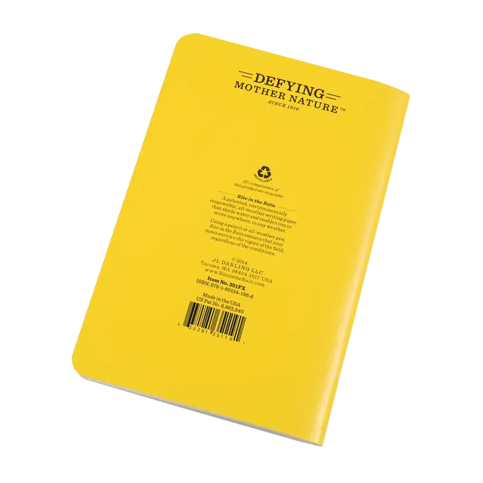Rite In The Rain STAPLED NOTEBOOK 3PK