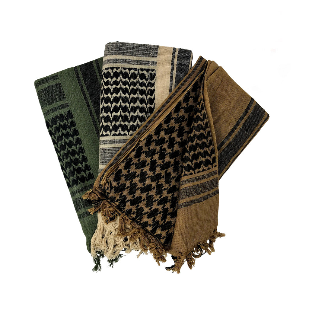3 Shemagh Combo | Tactical Head Wrap For Protection From The