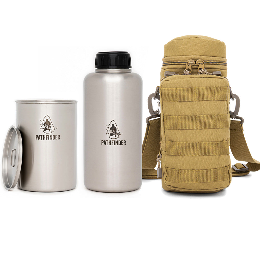 64oz Bottle and Cup with Bag | Self Reliance Outfitters