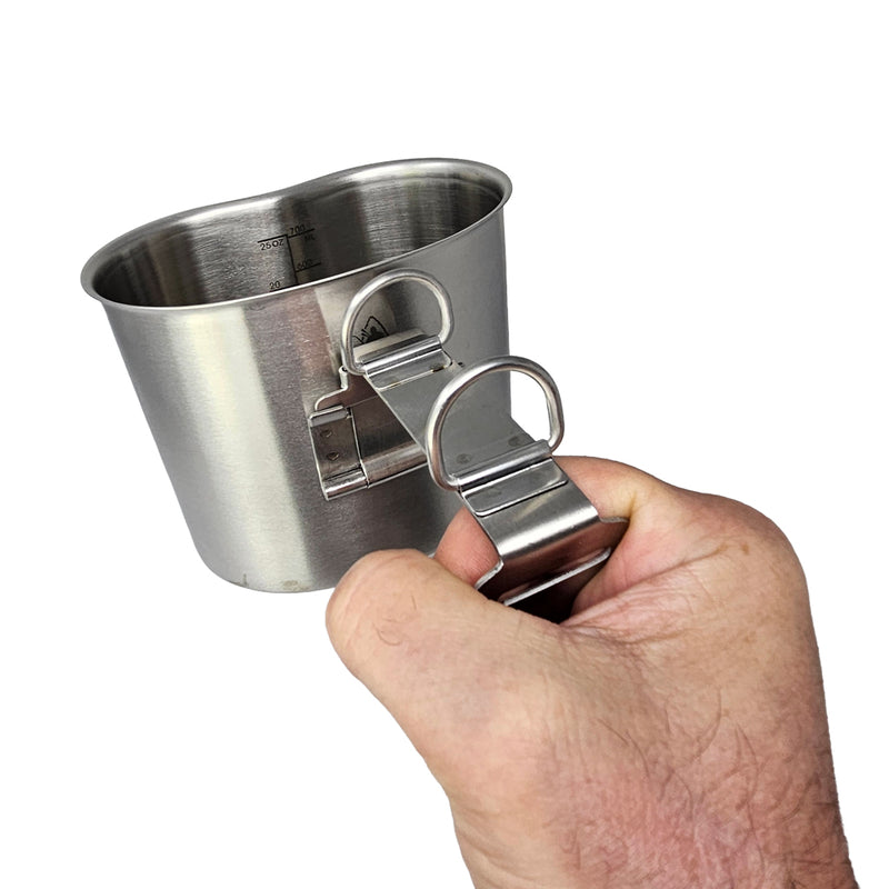 GI Canteen Cup with D-Rings