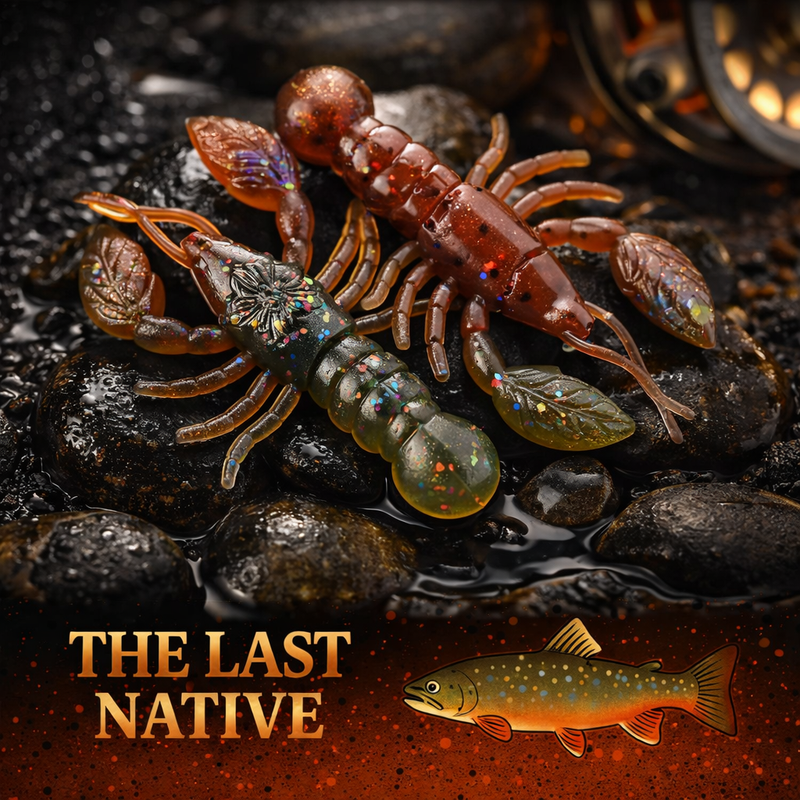 1.5" Crawdad "The Mountain Laurel Craw" 8 Per Pack