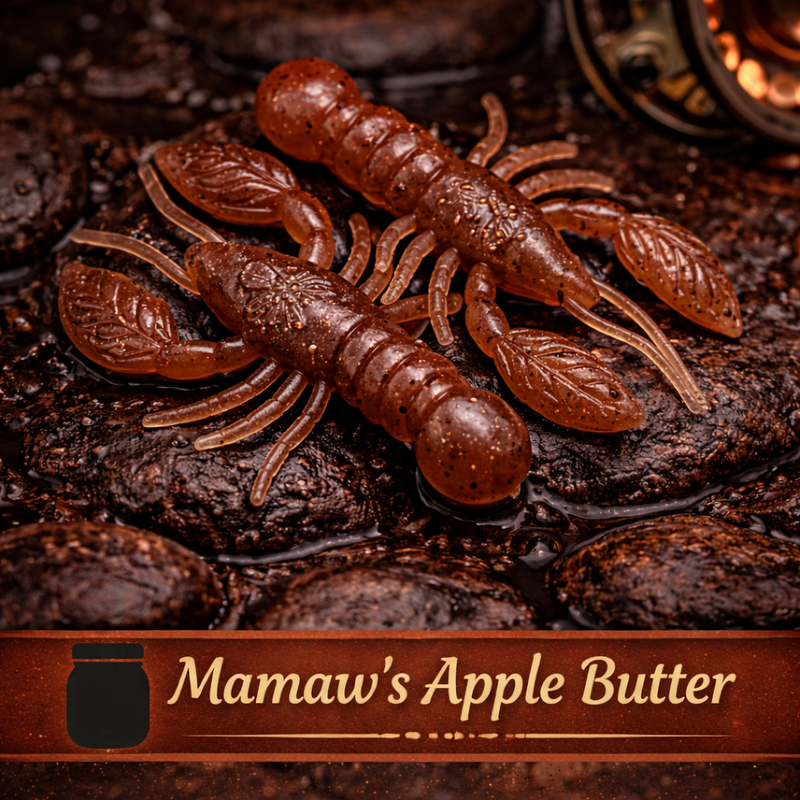 1.5" Crawdad "The Mountain Laurel Craw" 8 Per Pack