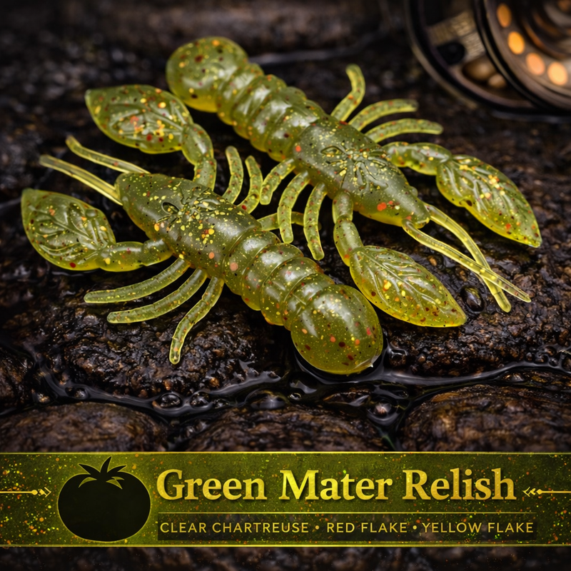 1.5" Crawdad "The Mountain Laurel Craw" 8 Per Pack