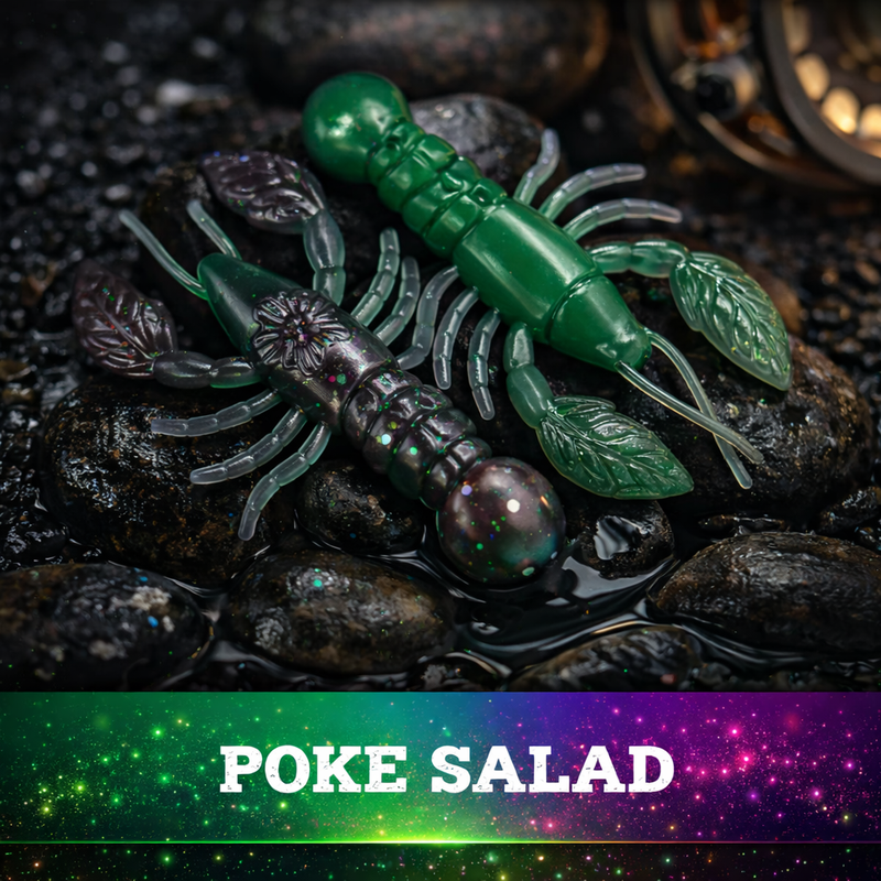 1.5" Crawdad "The Mountain Laurel Craw" 8 Per Pack