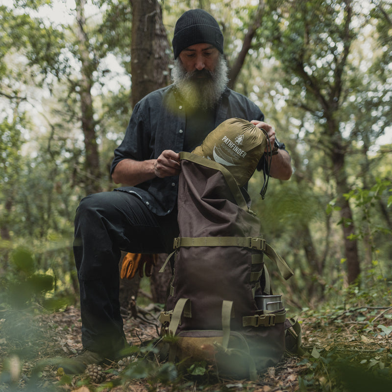 Pathfinder Nylon Tarp & Hammock COMBO - OD Green