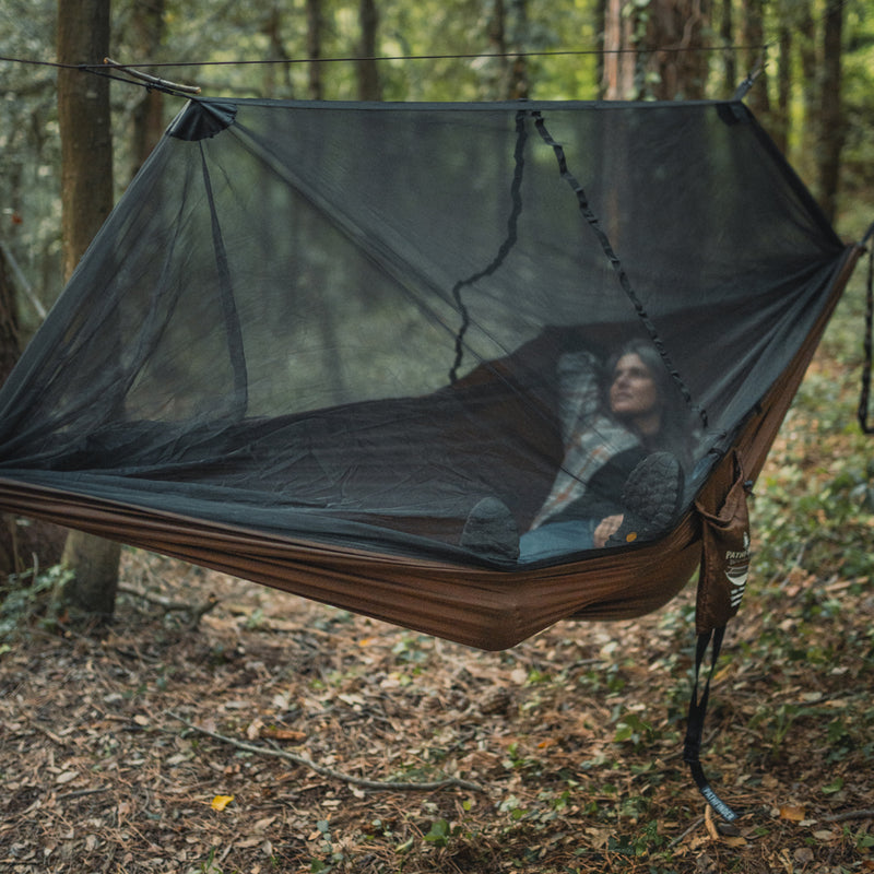 Pathfinder Nylon Tarp & Hammock COMBO - Earth Brown