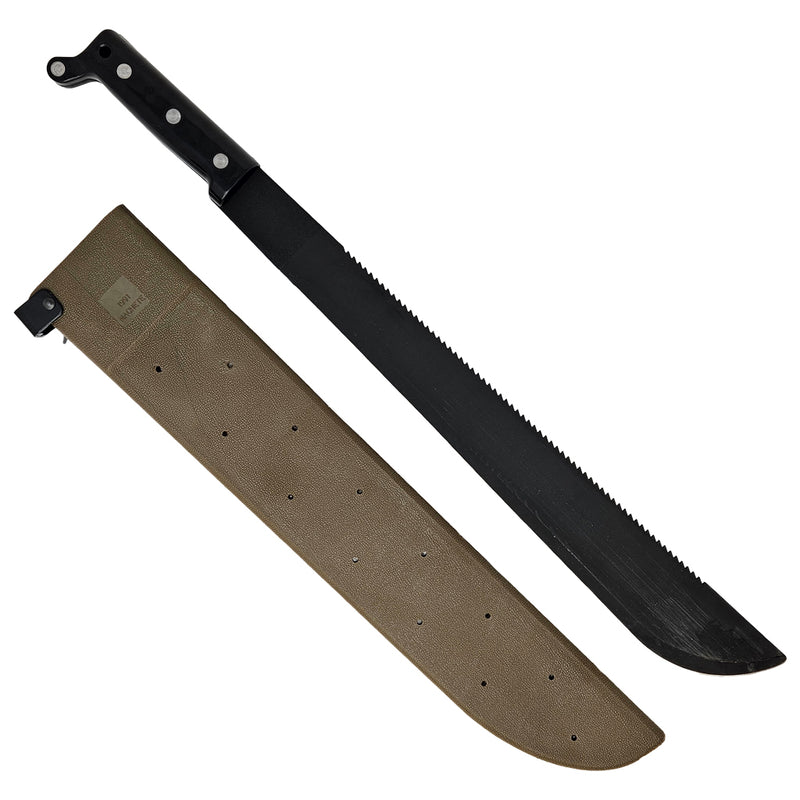 18" Sawback Machete w/Sheath