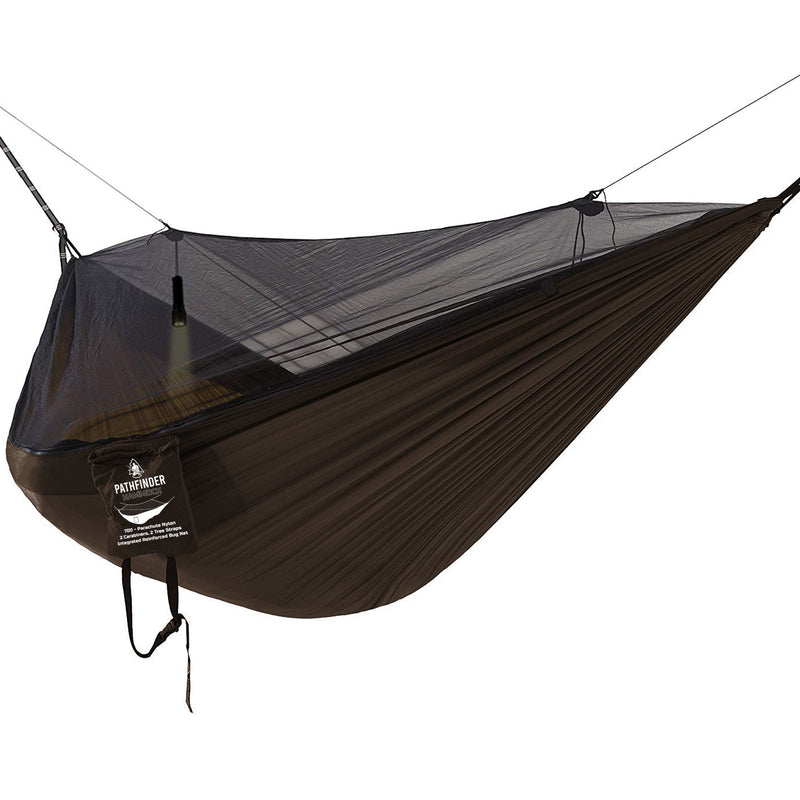 Pathfinder Nylon Tarp & Hammock COMBO - Earth Brown