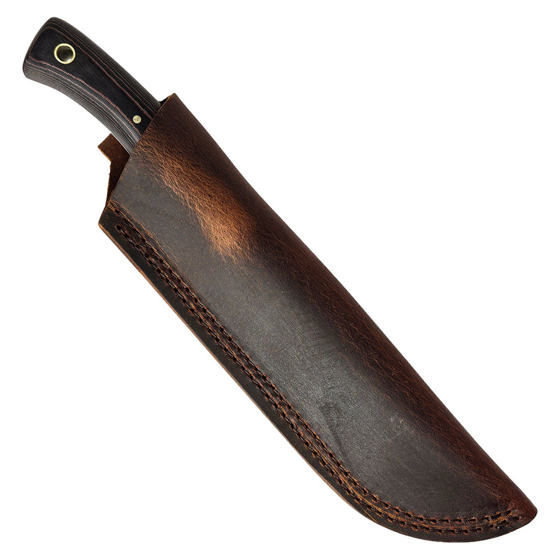 Grizzly (Satin) Red & Black Micarta