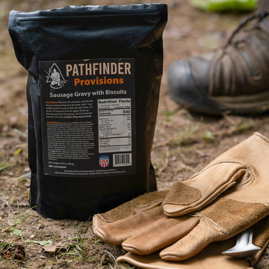 Pathfinder Provisions Sausage Gravy with Biscuits