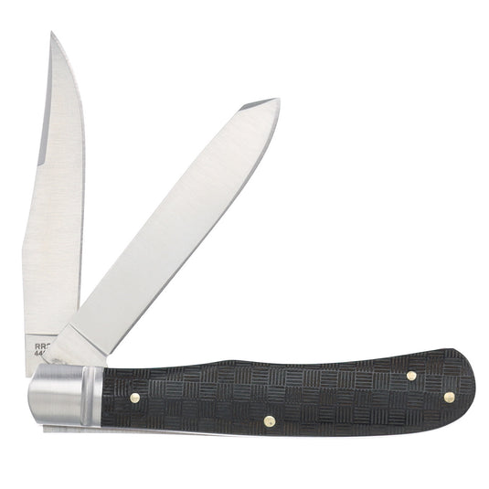 Black Reserve Trapper Folding Knife by Rough Ryder