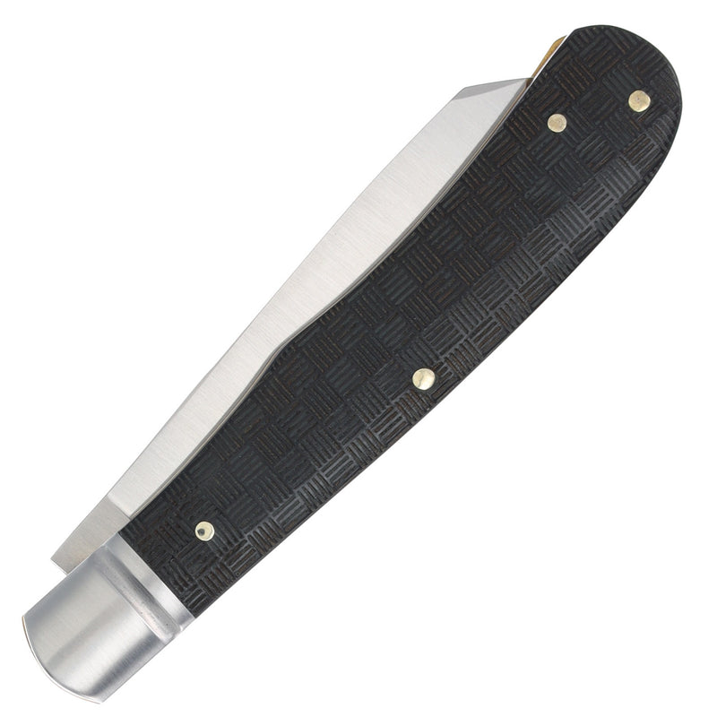Black Reserve Trapper Folding Knife by Rough Ryder