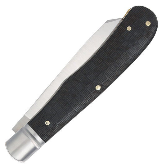 Black Reserve Trapper Folding Knife by Rough Ryder