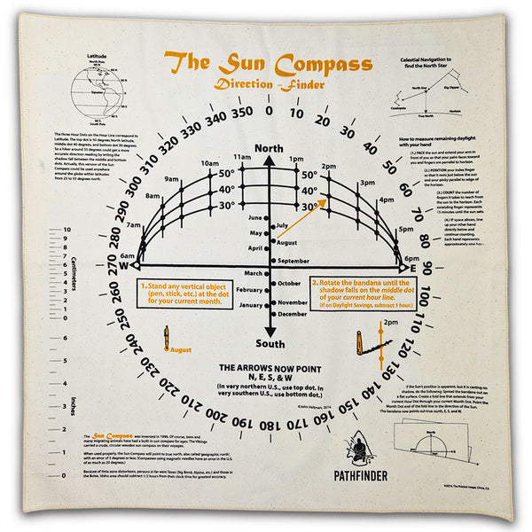 Pathfinder Sun Compass Bandana
