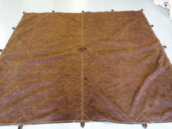 1 Yard Tan Waterproof Canvas Fabric by The Yard | by Tarps Now