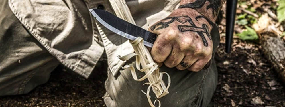 Using your Survival Knife to Build a Bushcraft Camp