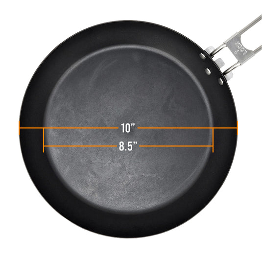 10" Carbon Skillet COMBO