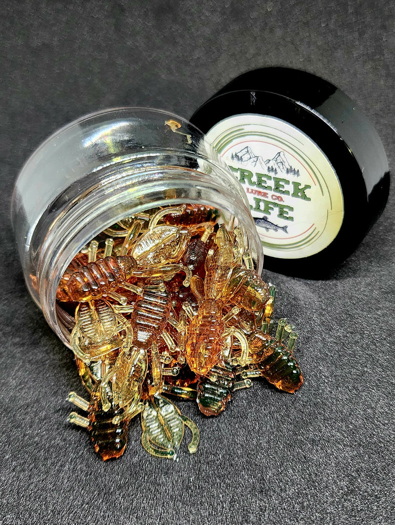 Jar of 1.3" Micro Creature Bait "The Anaconda Beaver"

