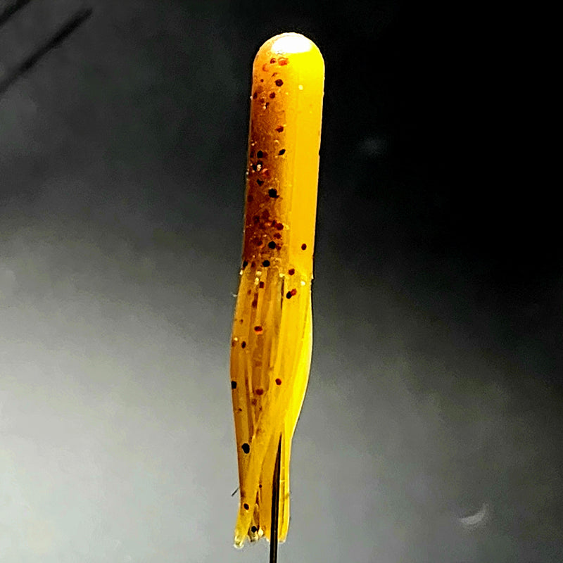 Jar of 1.8" Micro Hollow Tube "The Whisker-Doodle Dangleworm"
