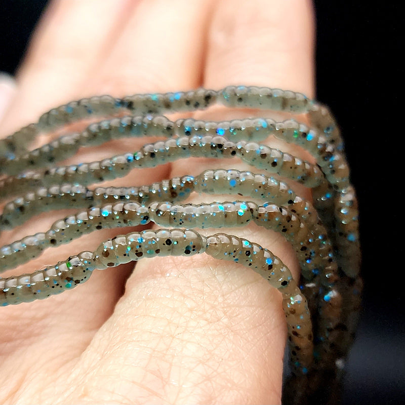 Jar of 0.5" Inch Micro Maggot Fly Larvae "The Apple Maggot"

