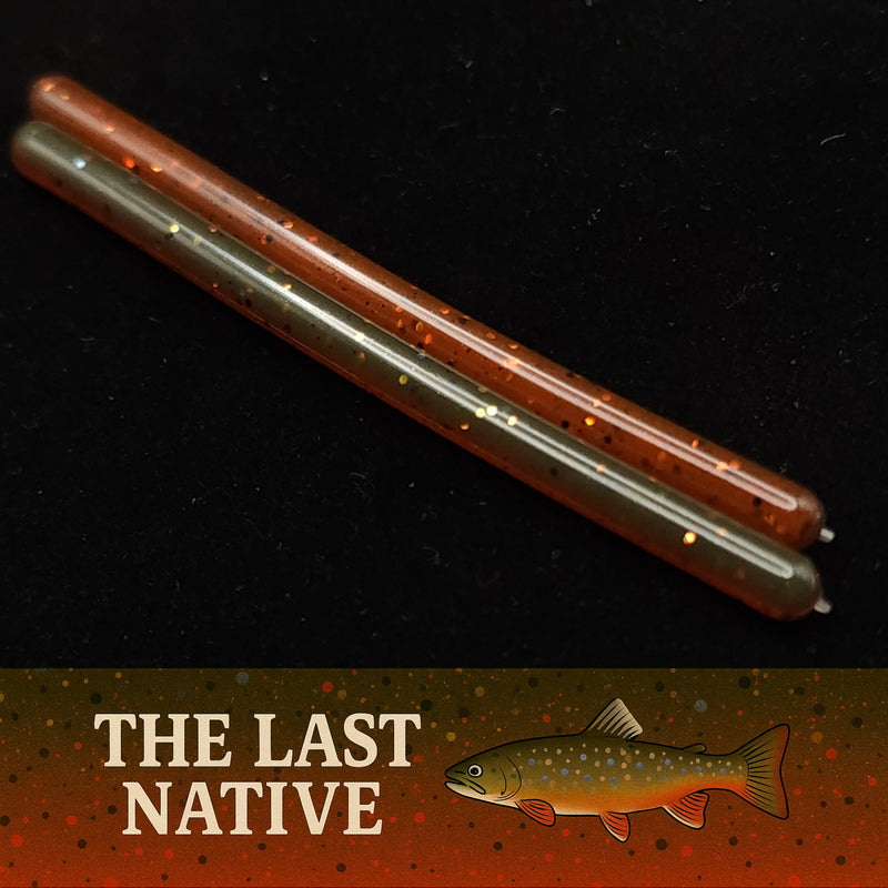 2.9" Inch Trout Worm "Appalachian Trout Tamer"
