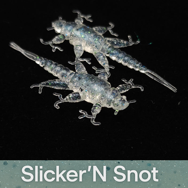 Jar of 1.5" Inch Stonefly Larvae "The Morelkin"
