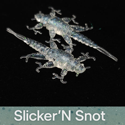 Jar of 1.5" Inch Stonefly Larvae "The Morelkin"