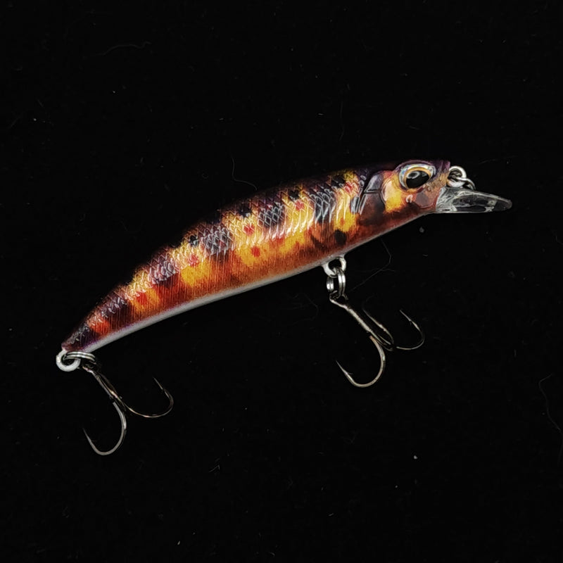 The MOON Shiner – 2.4" Sinking Jerkbait for Creek & River Fishing
