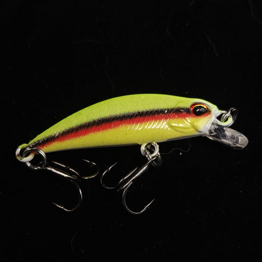 The MOON Shiner – 1.4" Sinking Jerkbait for Creek & River Fishing