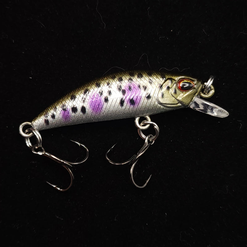 The MOON Shiner – 1.4" Sinking Jerkbait for Creek & River Fishing
