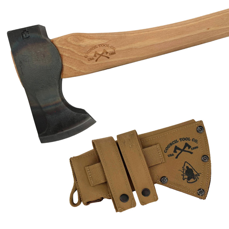 24" Council Tool Pack Axe w/Military Sheath
