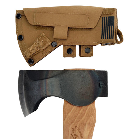 24" Council Tool Pack Axe w/Military Sheath