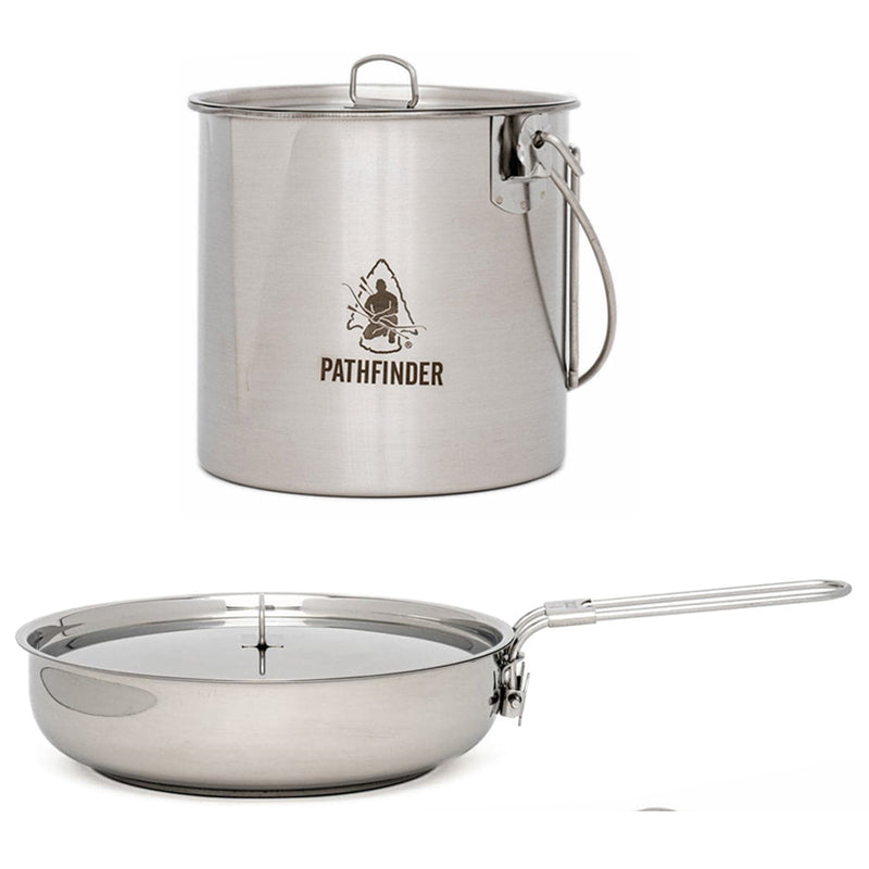 Load image into Gallery viewer, 8&quot; SS Skillet 64oz Bush Pot Combo
