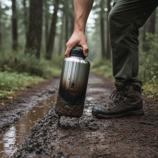 Stainless Steel 64oz. Bottle