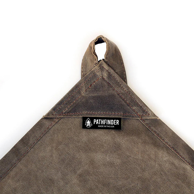 Brown Oilcloth Bushcraft Tarp
