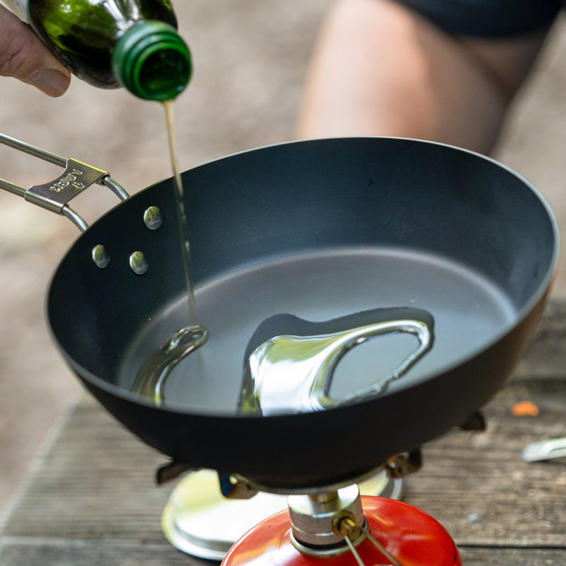 Load image into Gallery viewer, 8&quot; Carbon Skillet with Lid &amp; Cordura Bag COMBO
