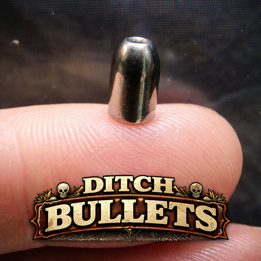 Ditch Bullets™ Micro Tungsten Creek Flipping Weights | Bullet Worm Sinkers Built for Tight Water
