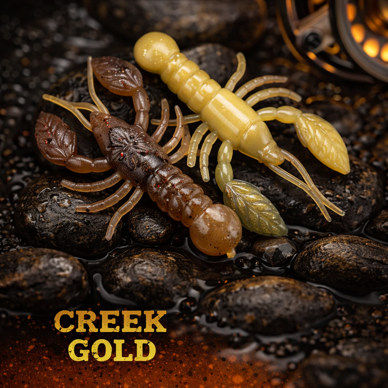 1.5" Crawdad "The Mountain Laurel Craw" 8 Per Pack
