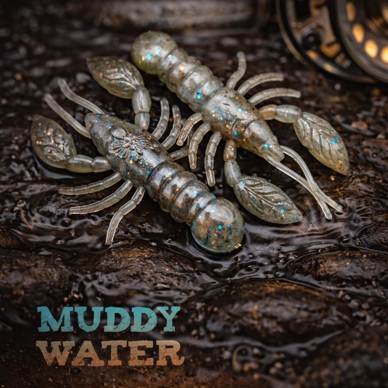 1.5" Crawdad "The Mountain Laurel Craw" 8 Per Pack
