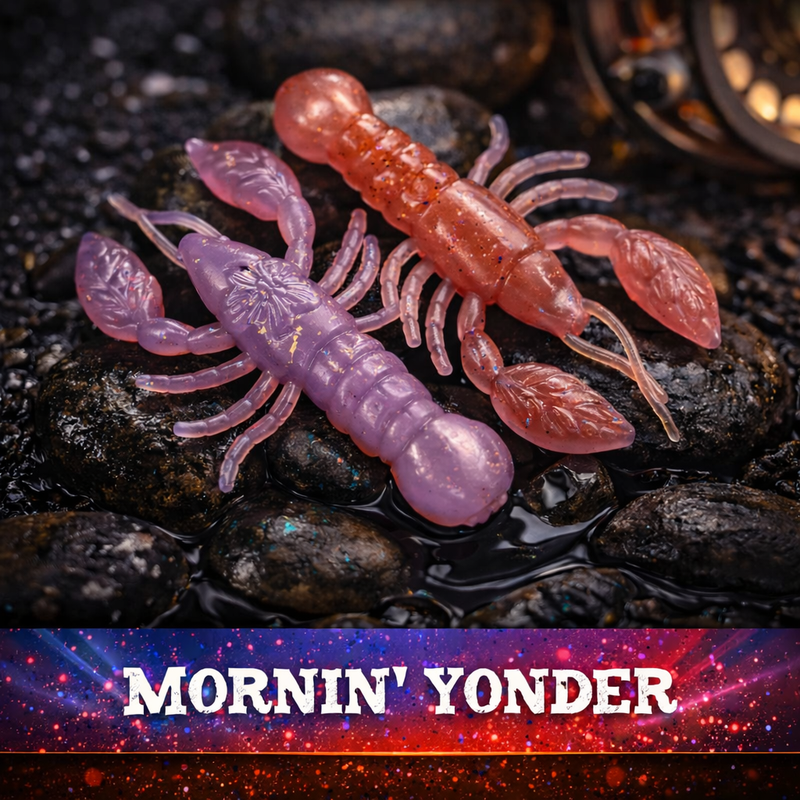 1.5" Crawdad "The Mountain Laurel Craw" 8 Per Pack
