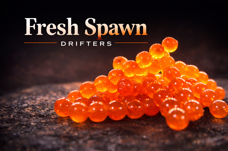 Creek Life Drifters™ Soft Floating Roe Baits | Hand-Built Ultra Realistic Trout Eggs (20 Per Pack)
