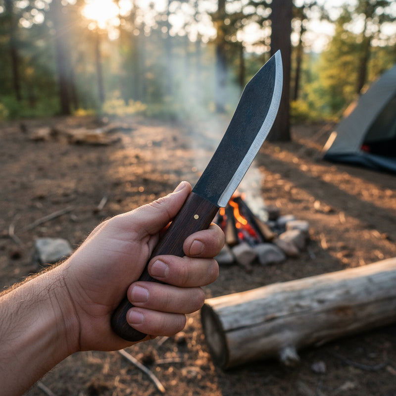 Hickory Butcher w/ Sheath
