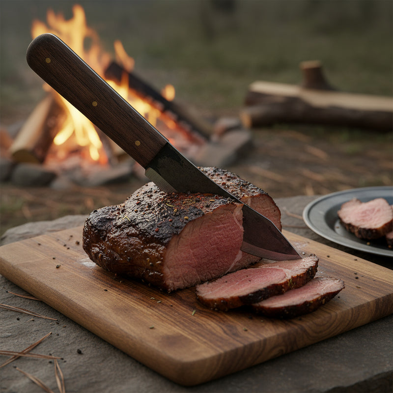 Hickory Butcher w/ Sheath
