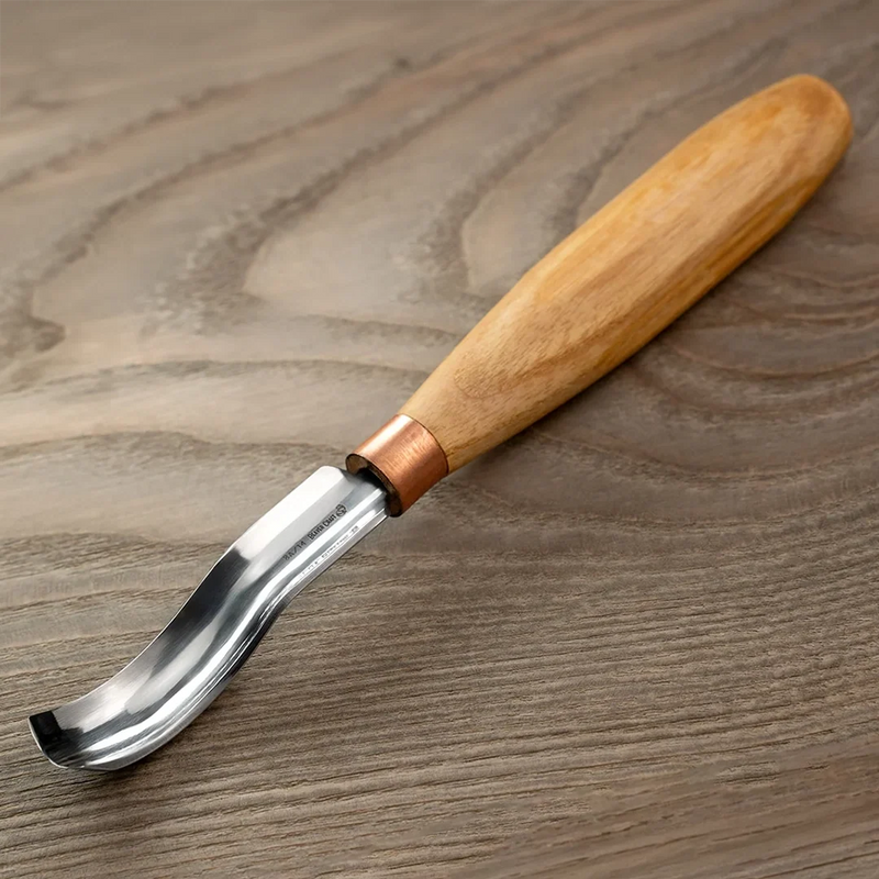 Compact Short Bent Gouge – Sweep 8, 14 mm
