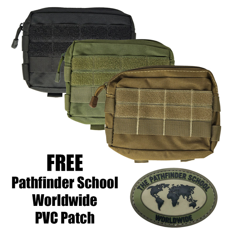 MOLLE TAC Utility Pouch w/Pathfinder School Patch
